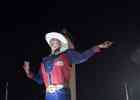 Big Tex the night before he burned