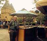 Chas at beer stand